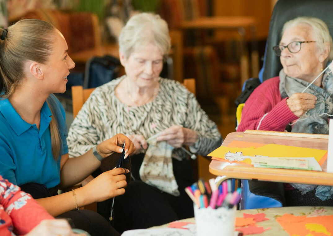 senior community gathering