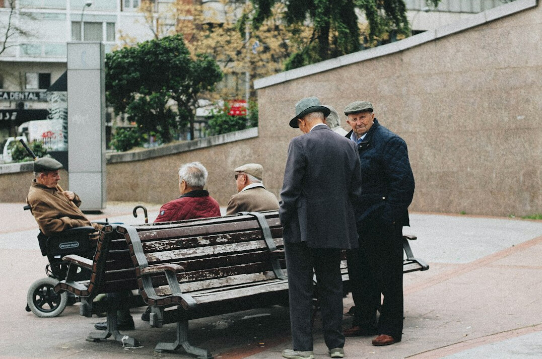 seniors gathering in warm community room